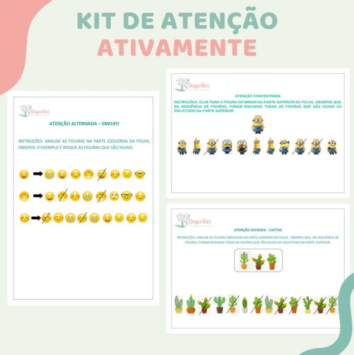 Ativamente - Atenção Concentrada, Dividida e Alternada - Imagem 2