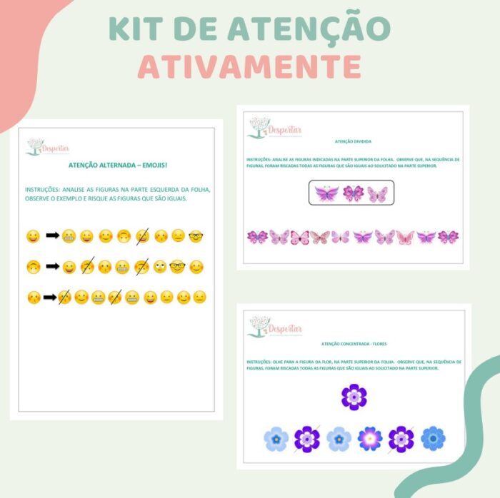 Ativamente - Atenção Concentrada, Dividida e Alternada - Imagem 3
