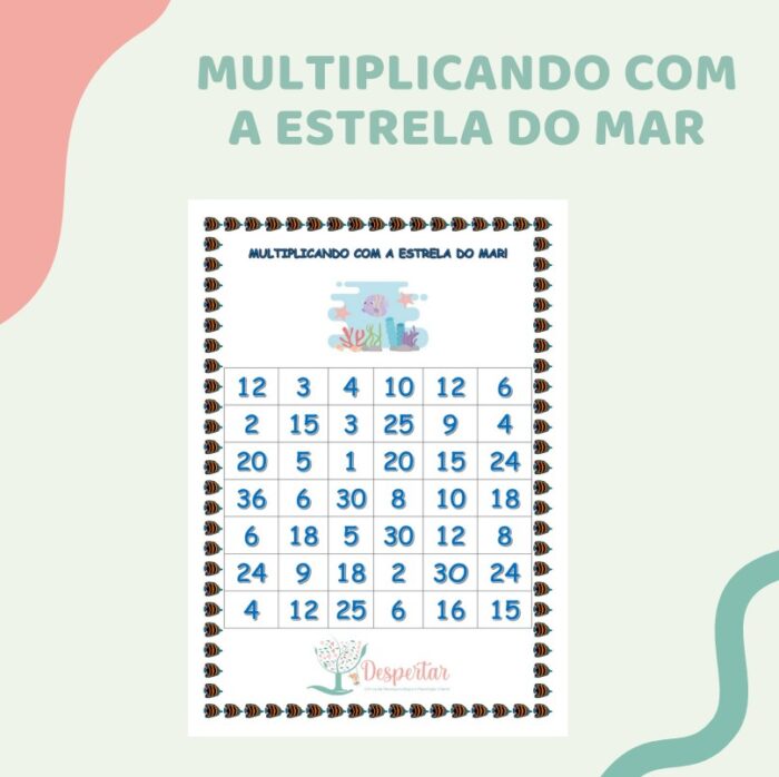 Multiplicando com a Estrela do Mar - Imagem 1